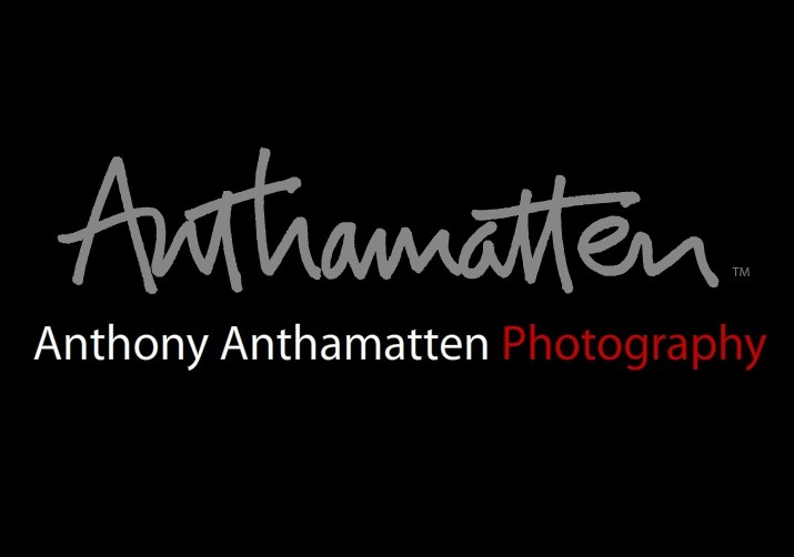Anthamatten Photography logo on a black background