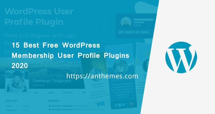 Ultimate member is a lightweight user profile and membership plugin that's available for free in the wordpress plugin repository. 15 Best Free WordPress Membership User Profile Plugins - Anthemes.com