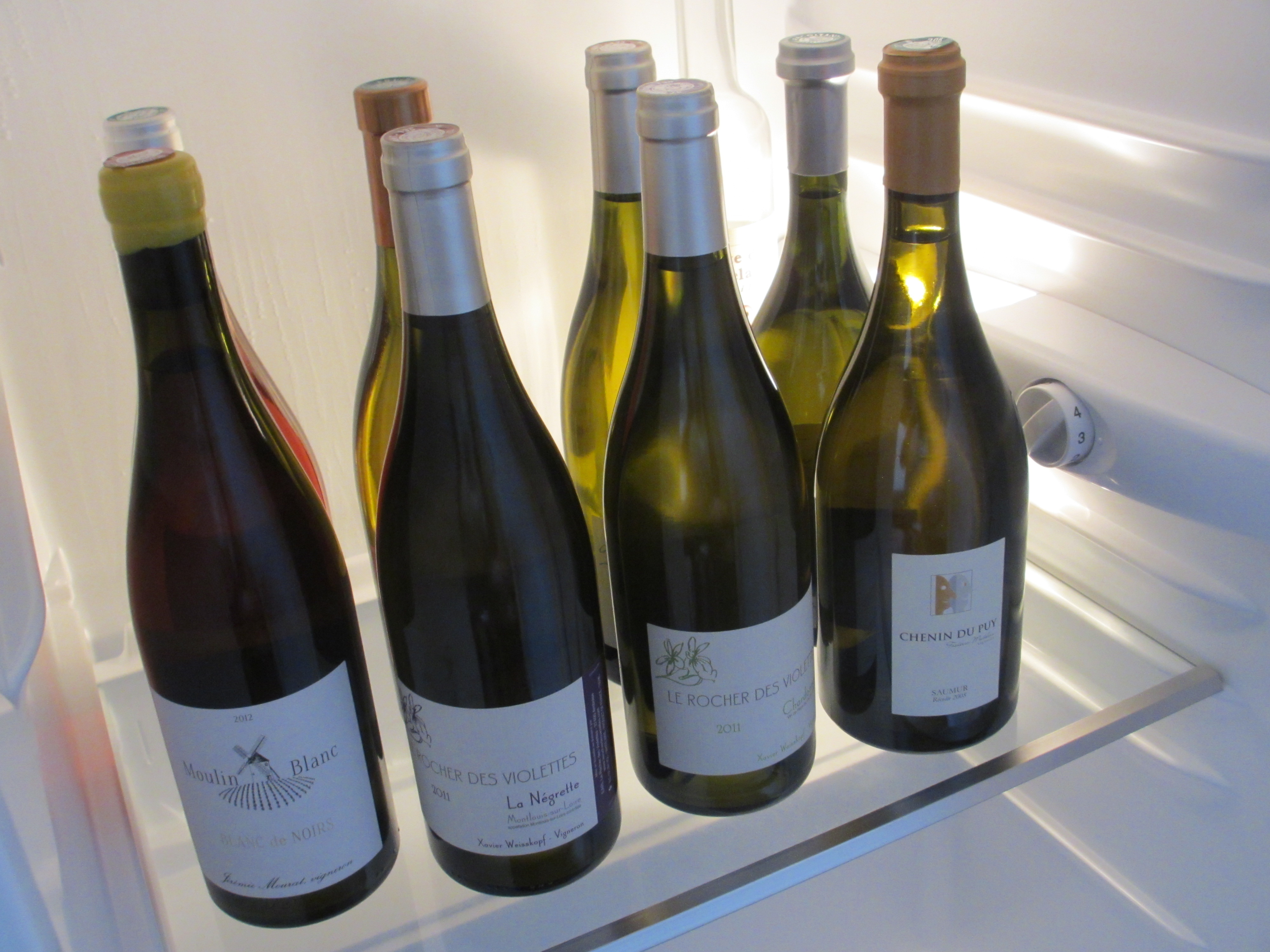 Les blancs sont au frigo