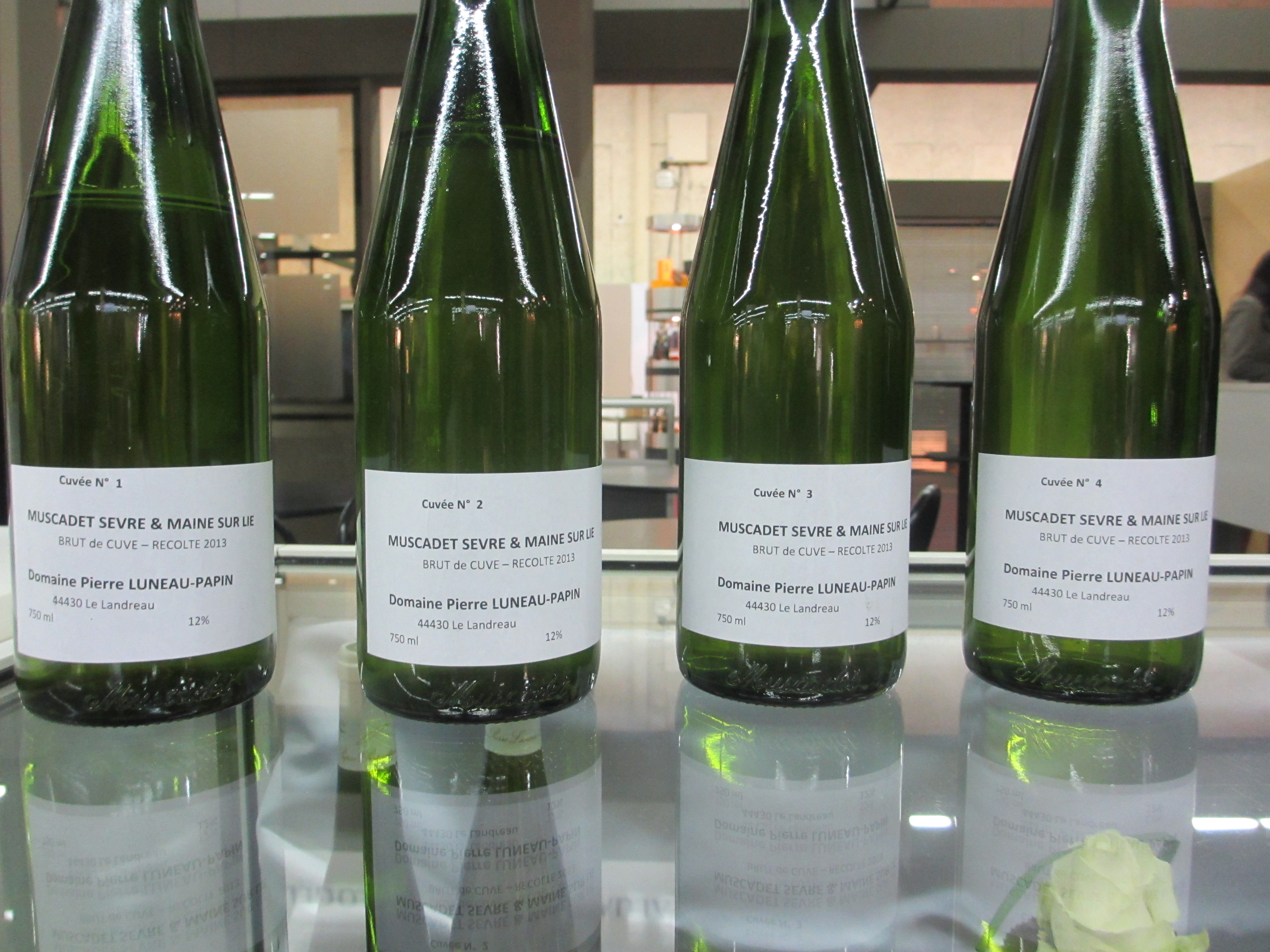 échantillons "brut de cuve" (2013)