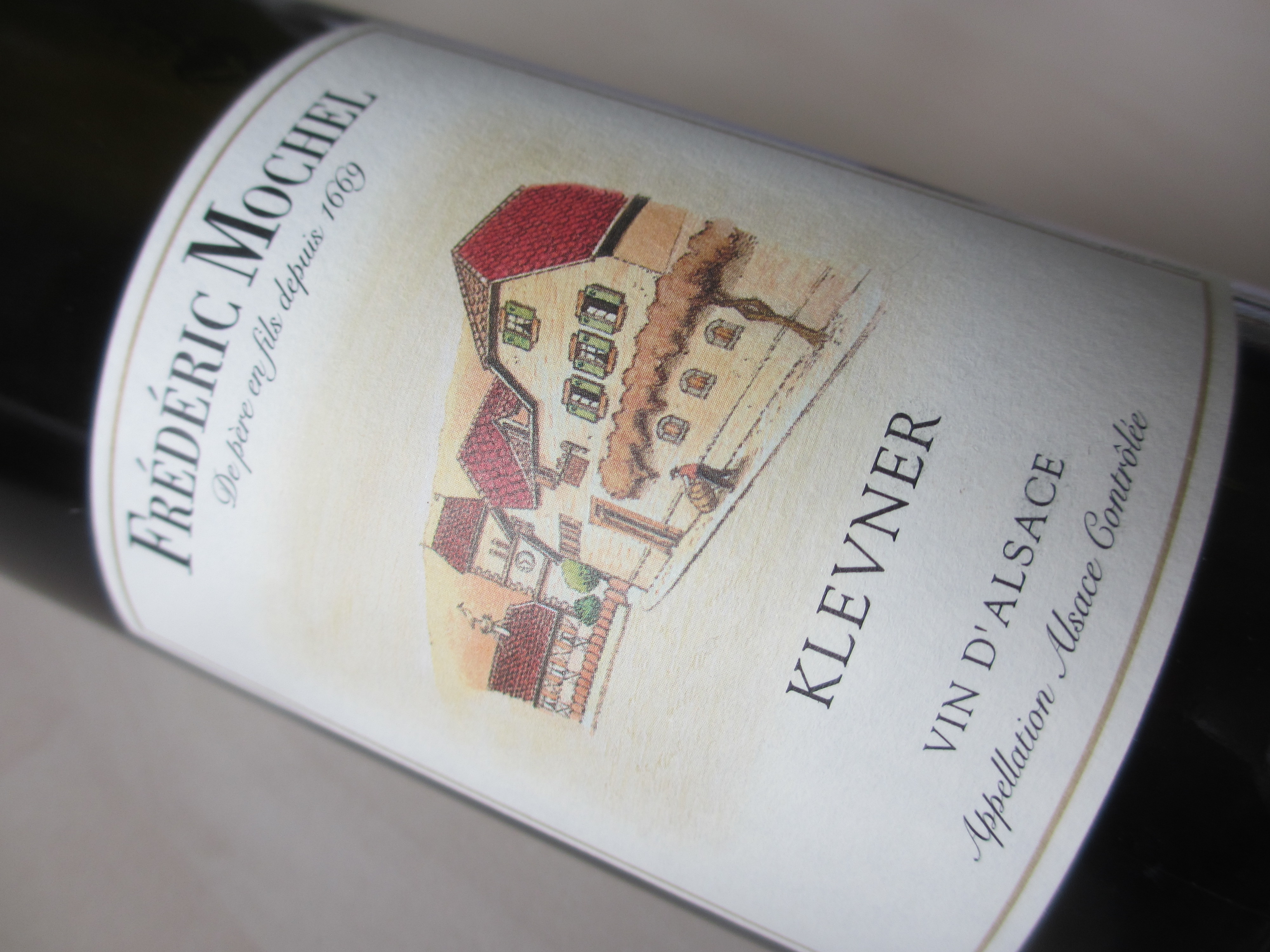 Klevner = pinot blanc. Quoique...