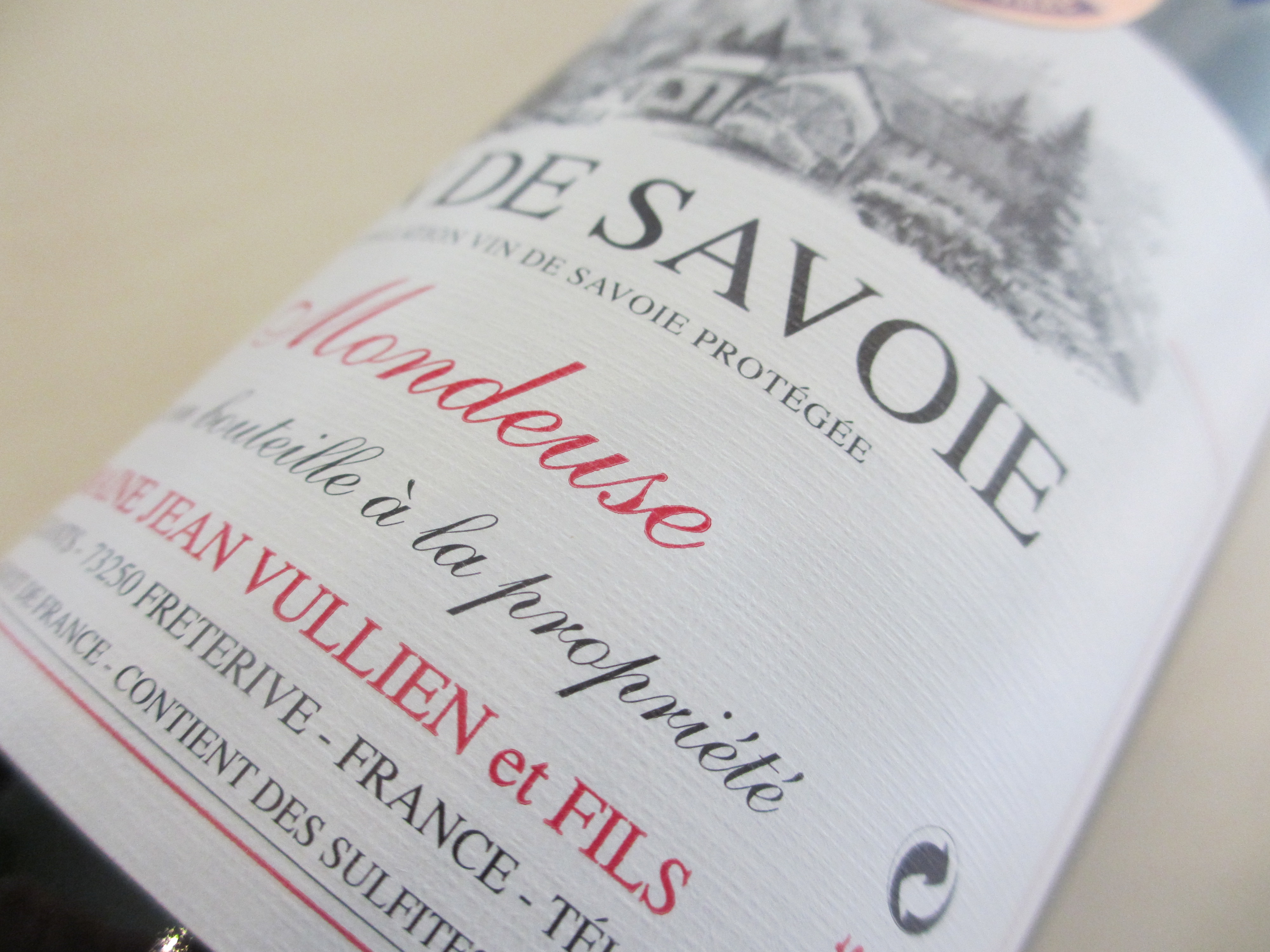 la mondeuse, LE cépage rouge de Savoie