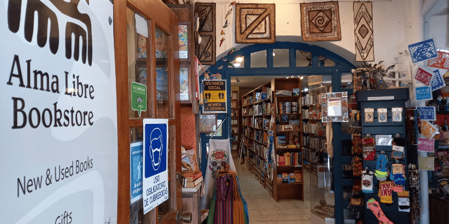 Alma Libre bookstore in Puerto Morelos, Mexico