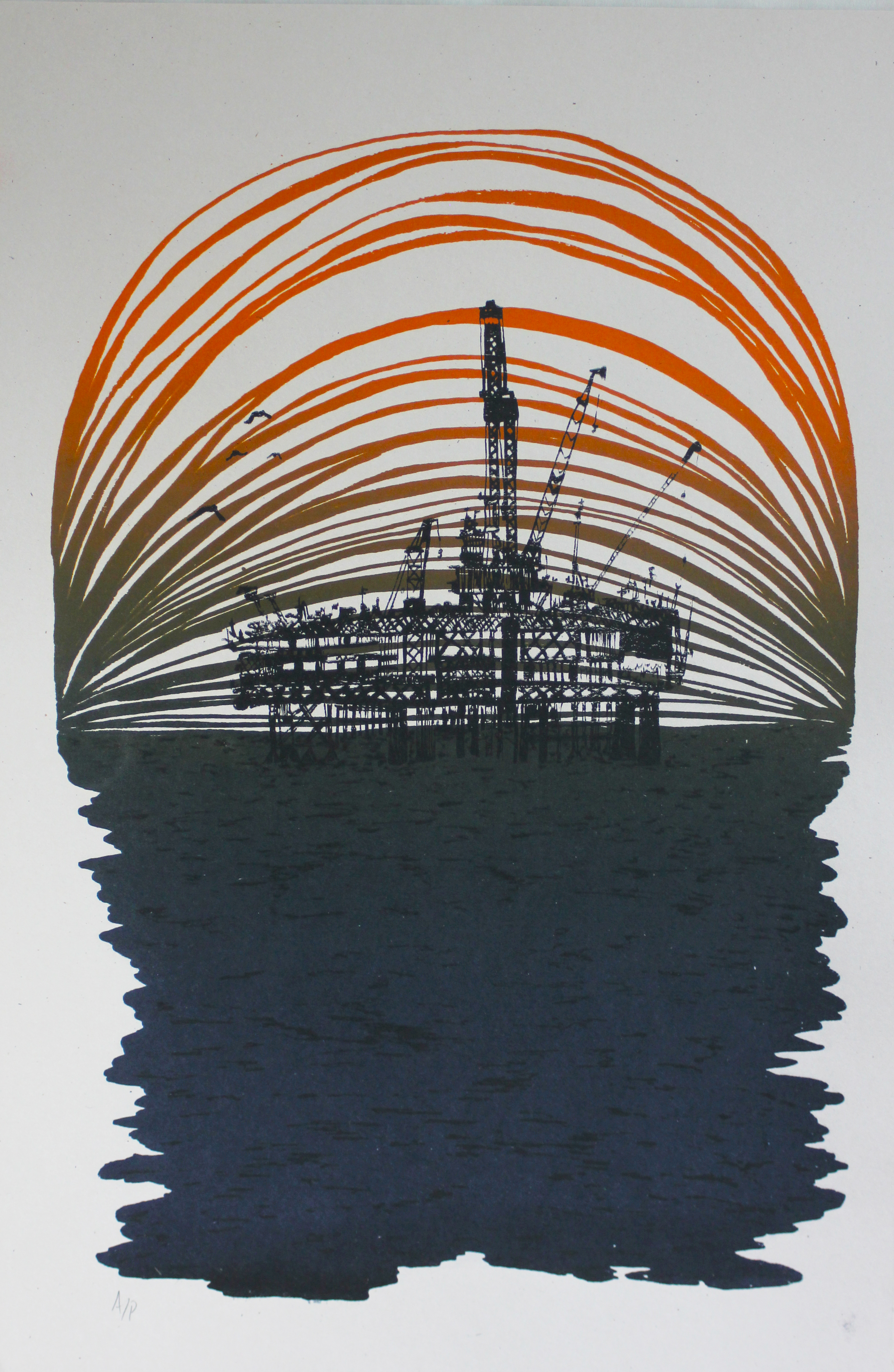 Outer Space, screenprint