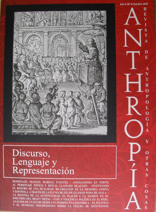 Anthropía N° 4. Directores: Erik Pozo / Diego Giannoni