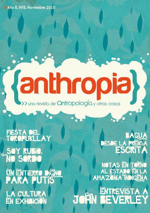 Anthropía Nº 8. Directoras: Ximena Málaga / Gabriela Lip. Versión impresa on-line: http://goo.gl/tzgXi