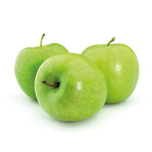 three green apples