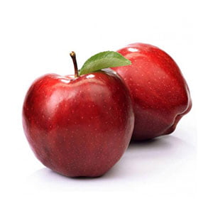 two red apples