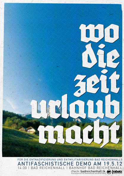 Für die Entnazifizierung Bad Reichenhalls