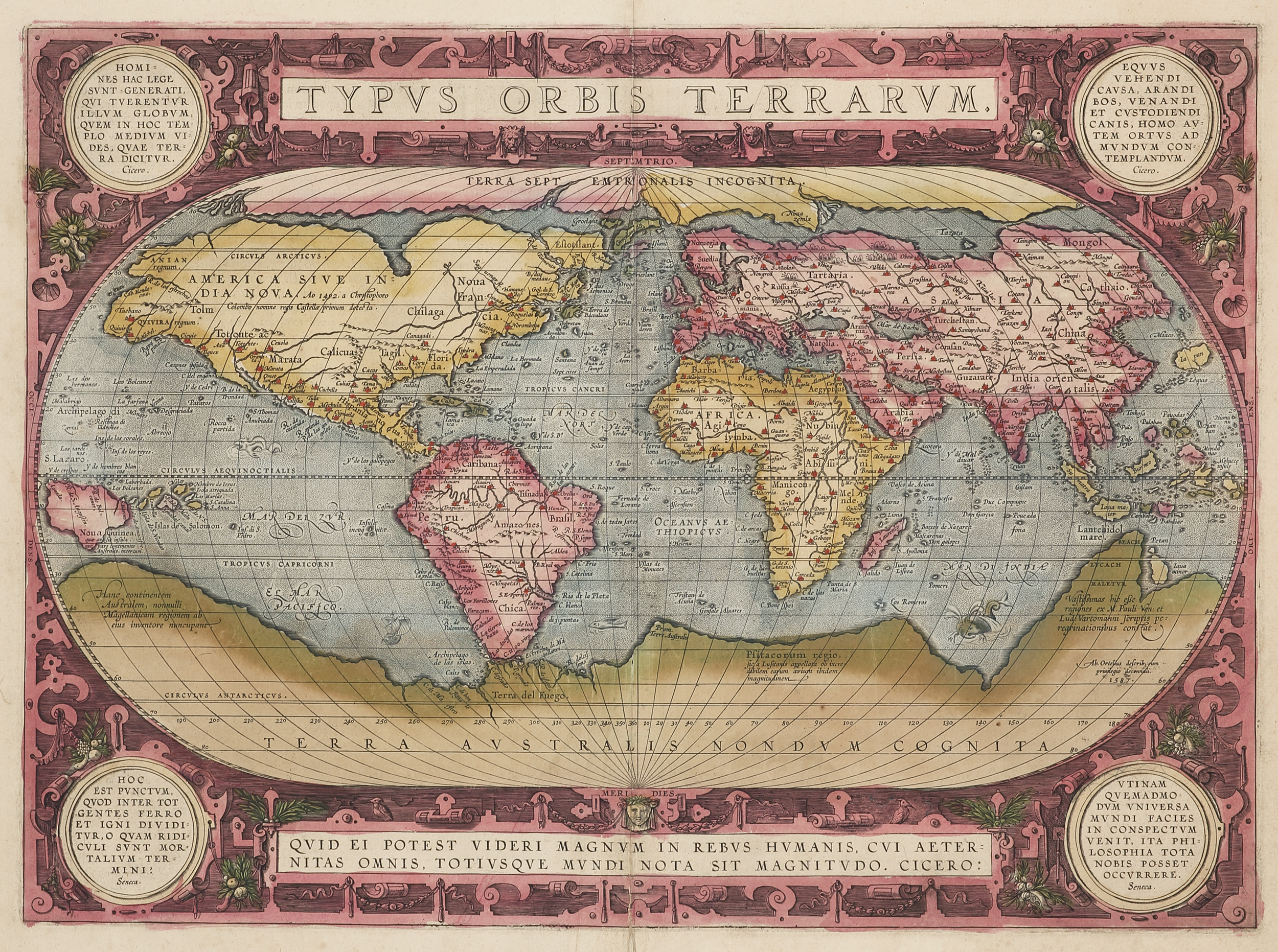 Typus Orbis Terrarum. | Antique Print Map Room