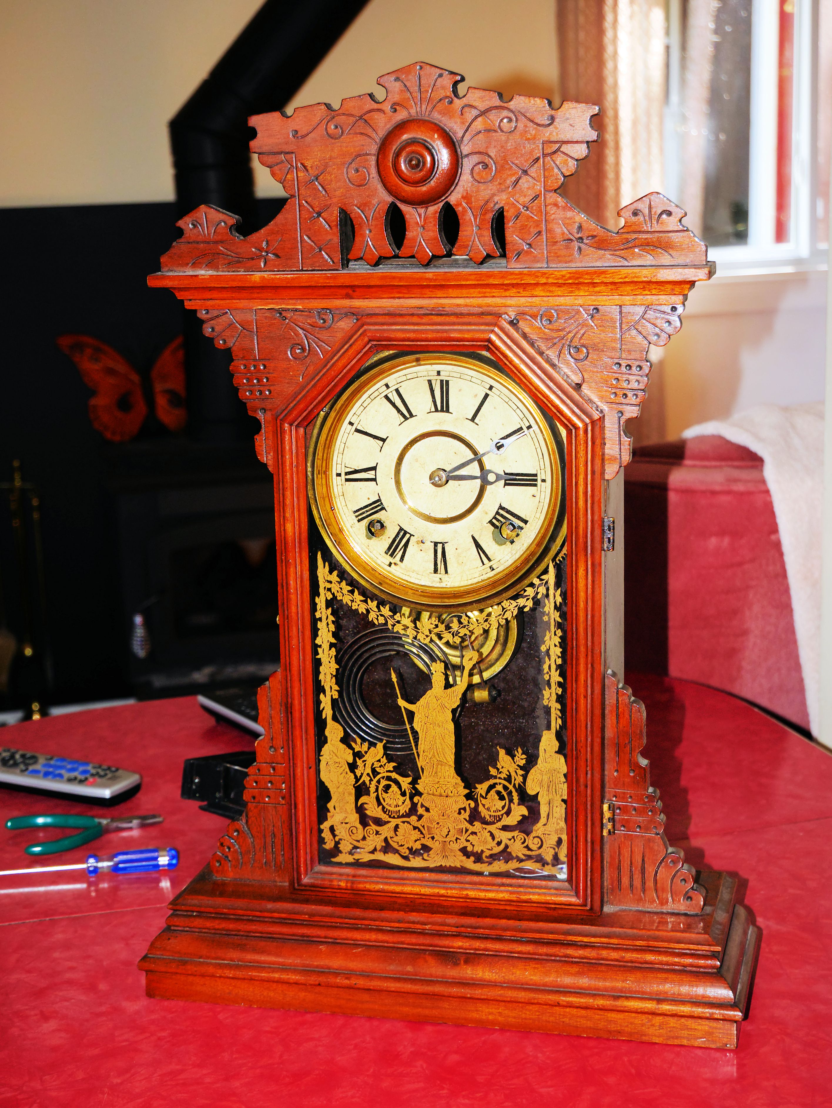 E. N. Welch Whittier model parlor clock Part I – E. N. Welch