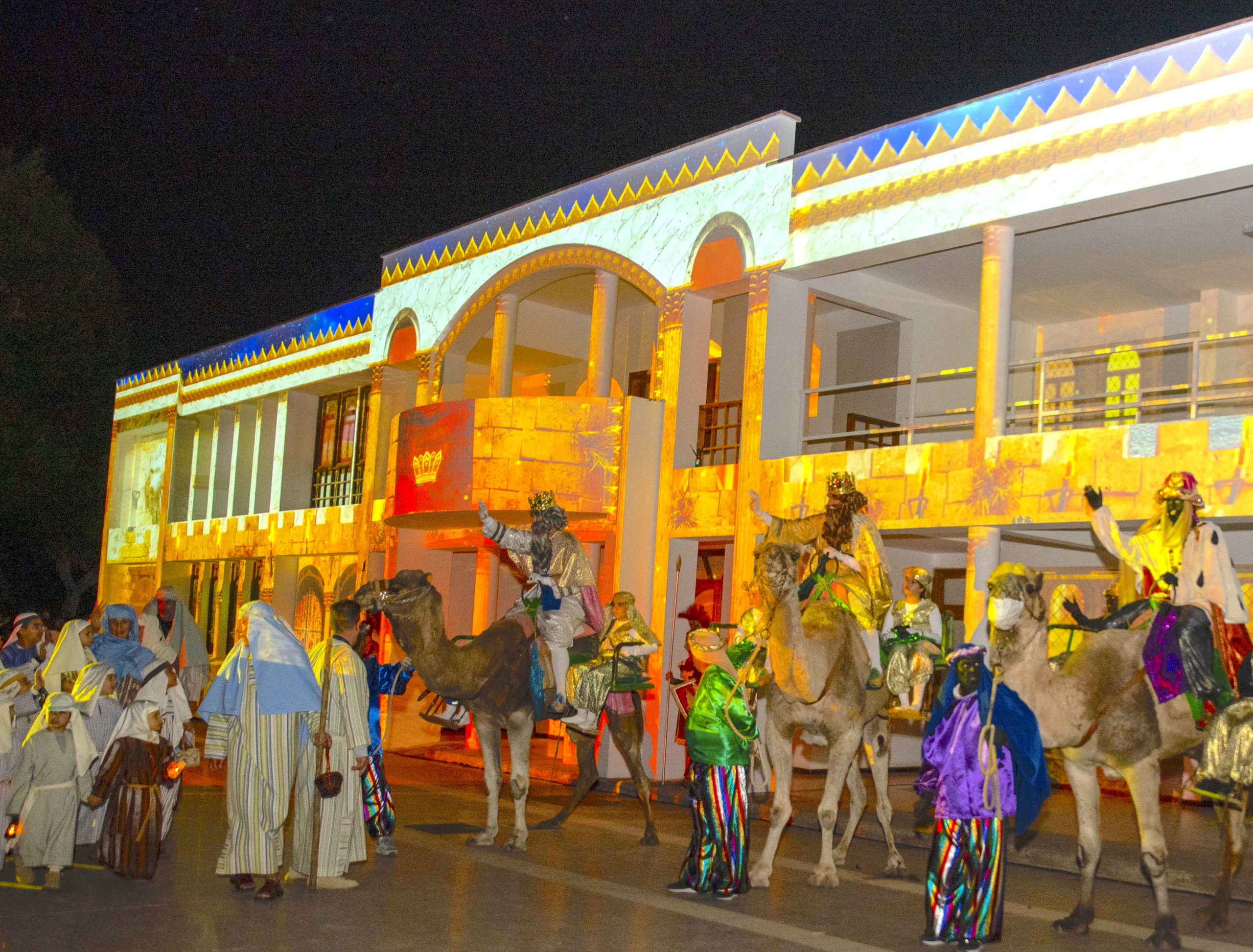 Los magos de oriente en Agüimes