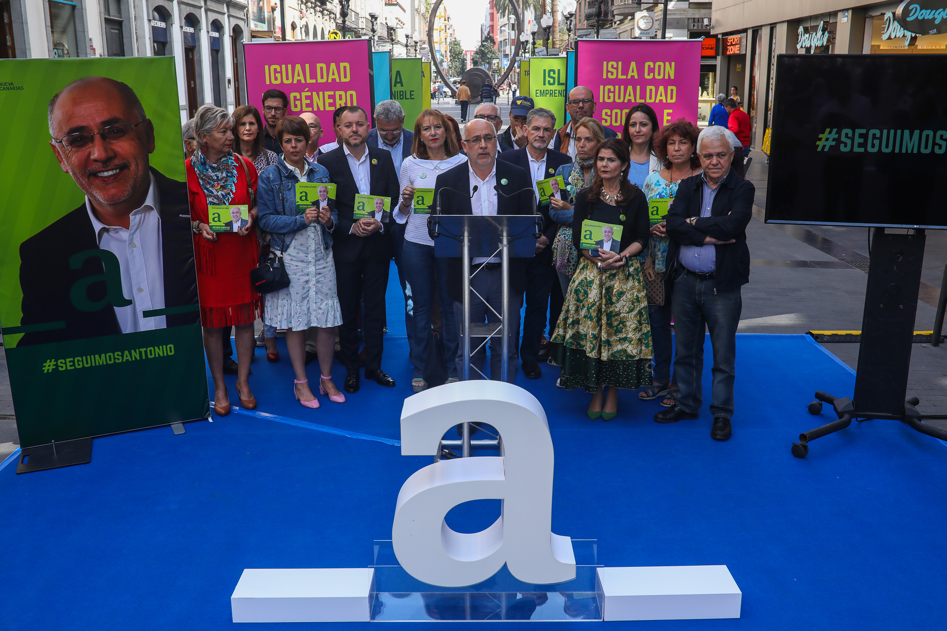 Morales presenta su proyecto de ecoísla para Gran Canaria con la generación de empleo como máxima prioridad