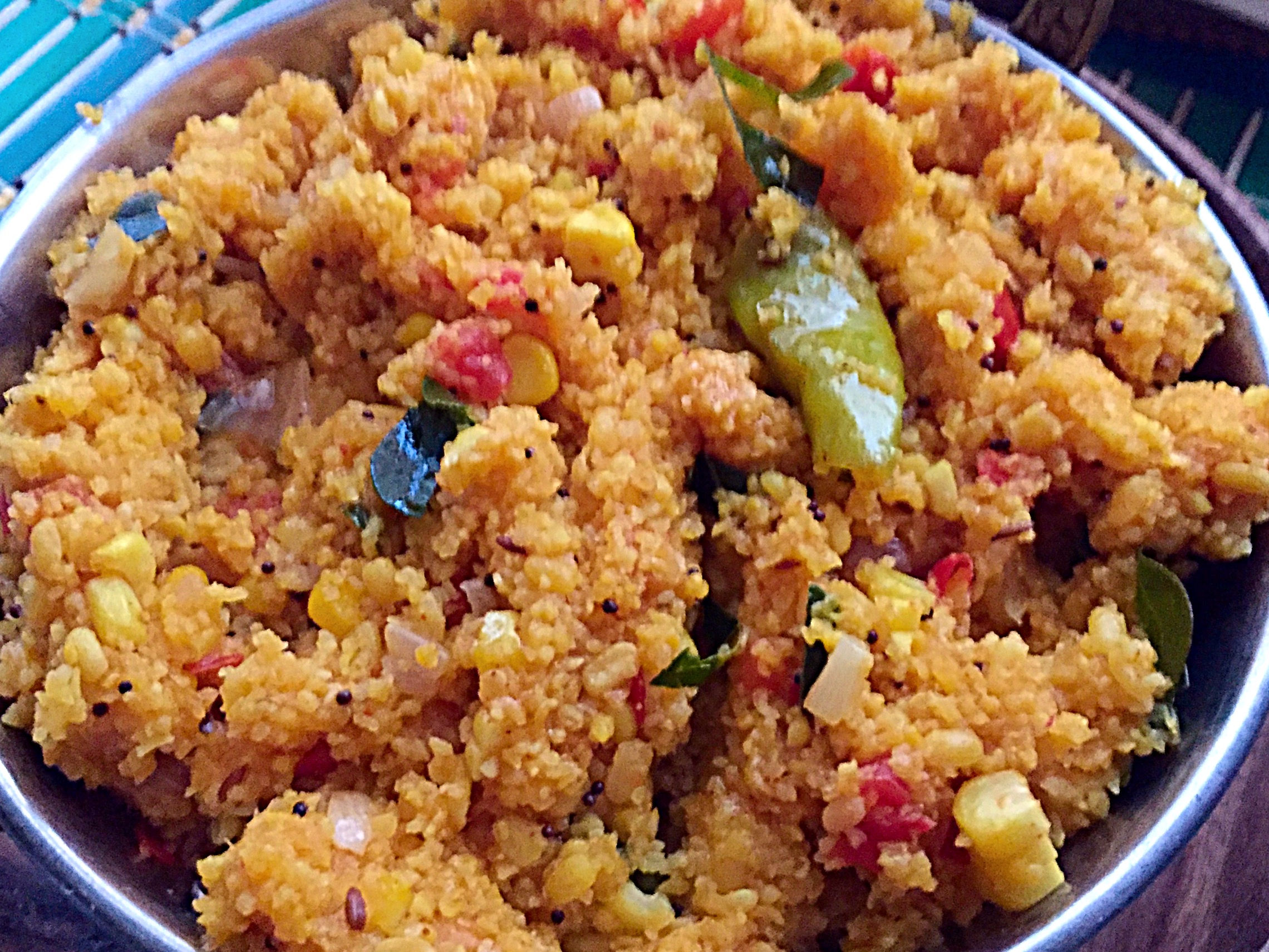 Corn Rava Khichidi anubala's kitchen