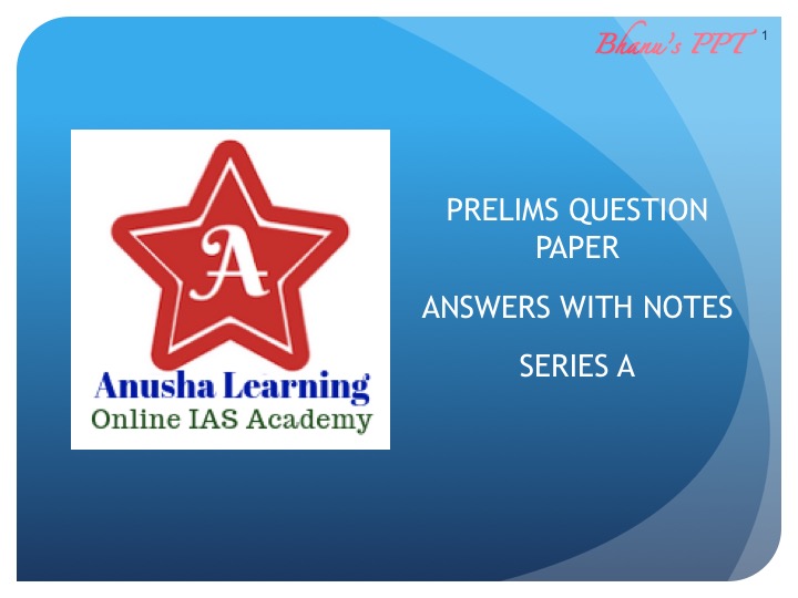 IAS Study Notes