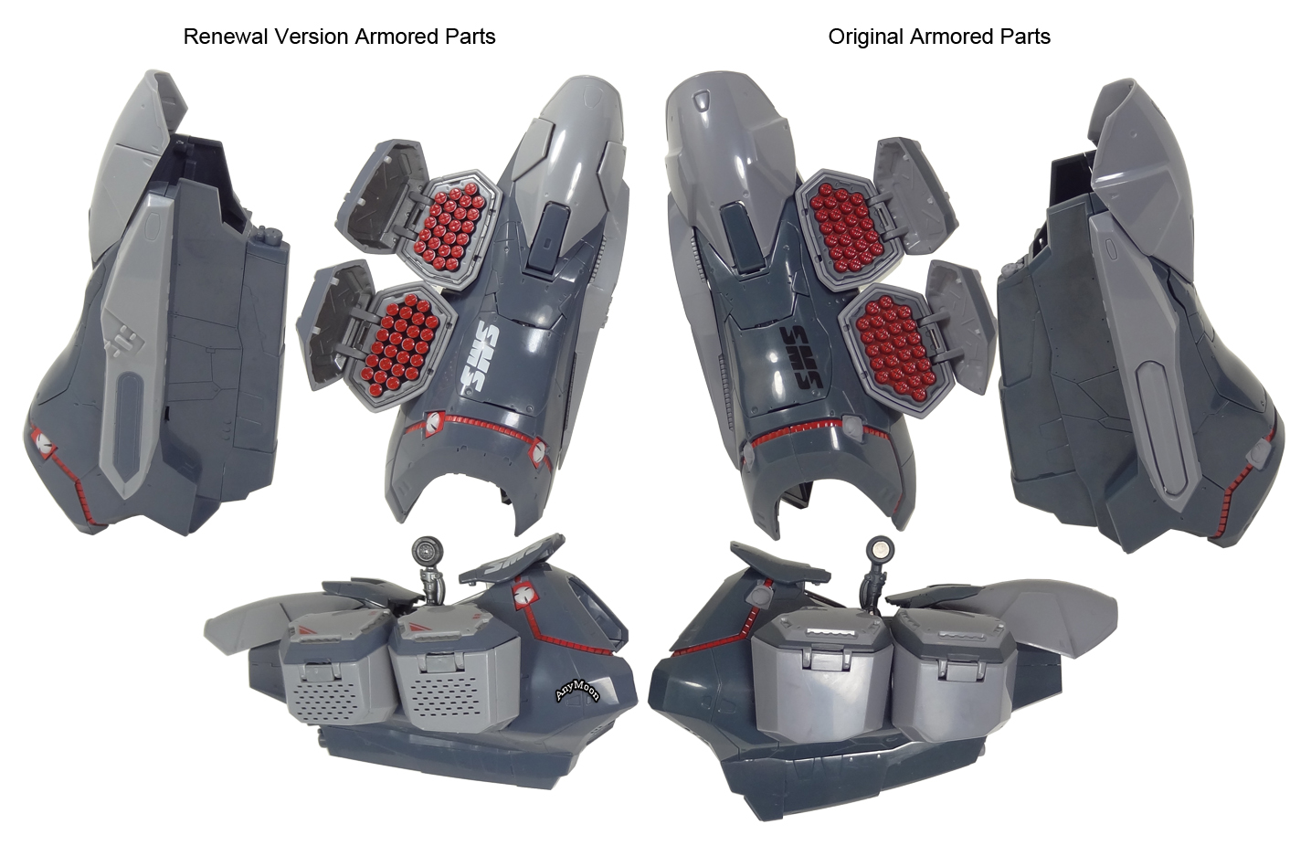 Accessories for Bandai 1/60 DX Renewal VF-25 Toys: Armored