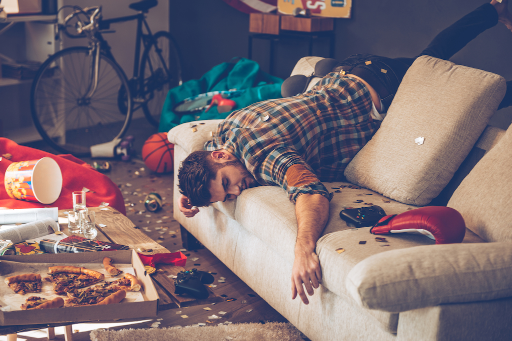 The entropy of your bedroom may increase spontaneously, but you can certainly expend energy to make it more disorganized. 