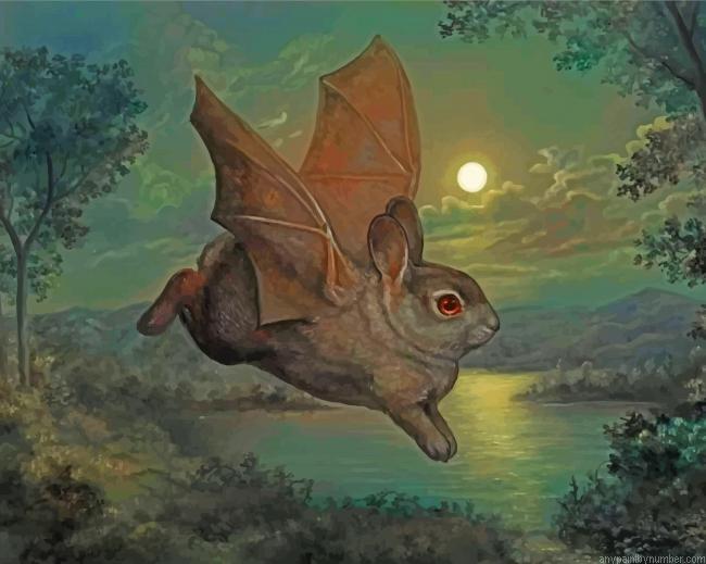 Bat Rabbit Paint By Number