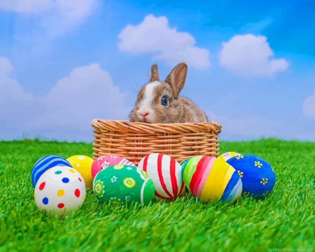 Easter Rabbit Animals Paint By Number