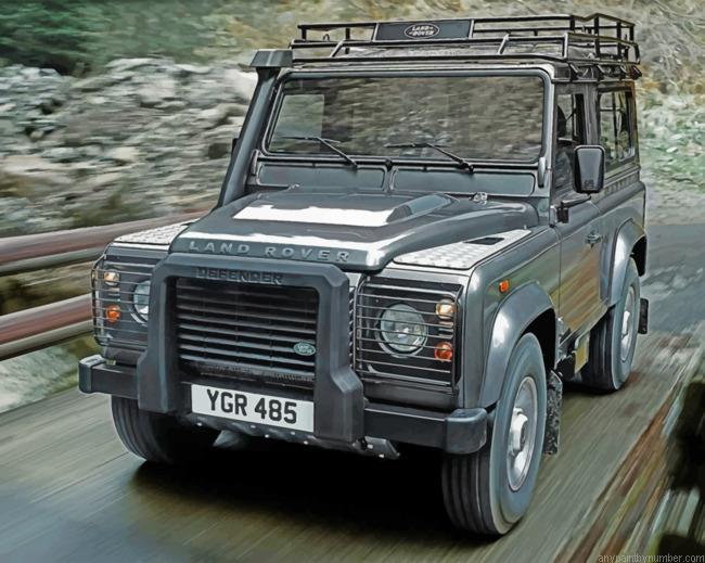 Land Rover Defender Cars Paint By Number