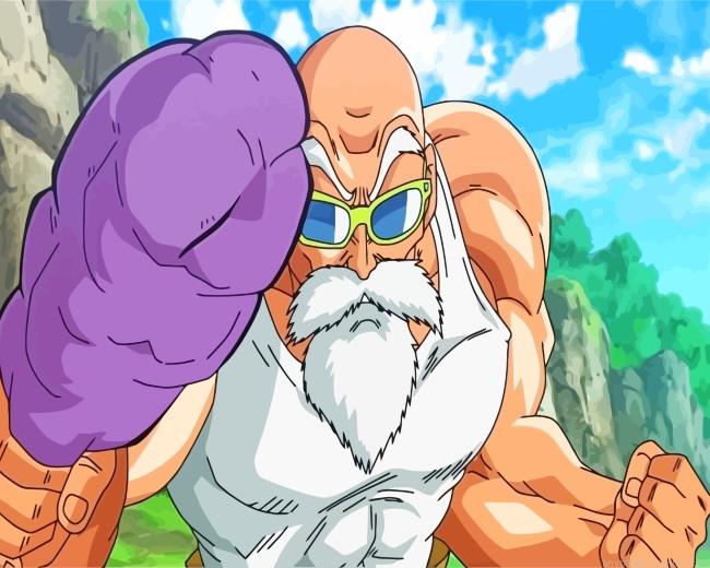 Master Roshi Paint By Number