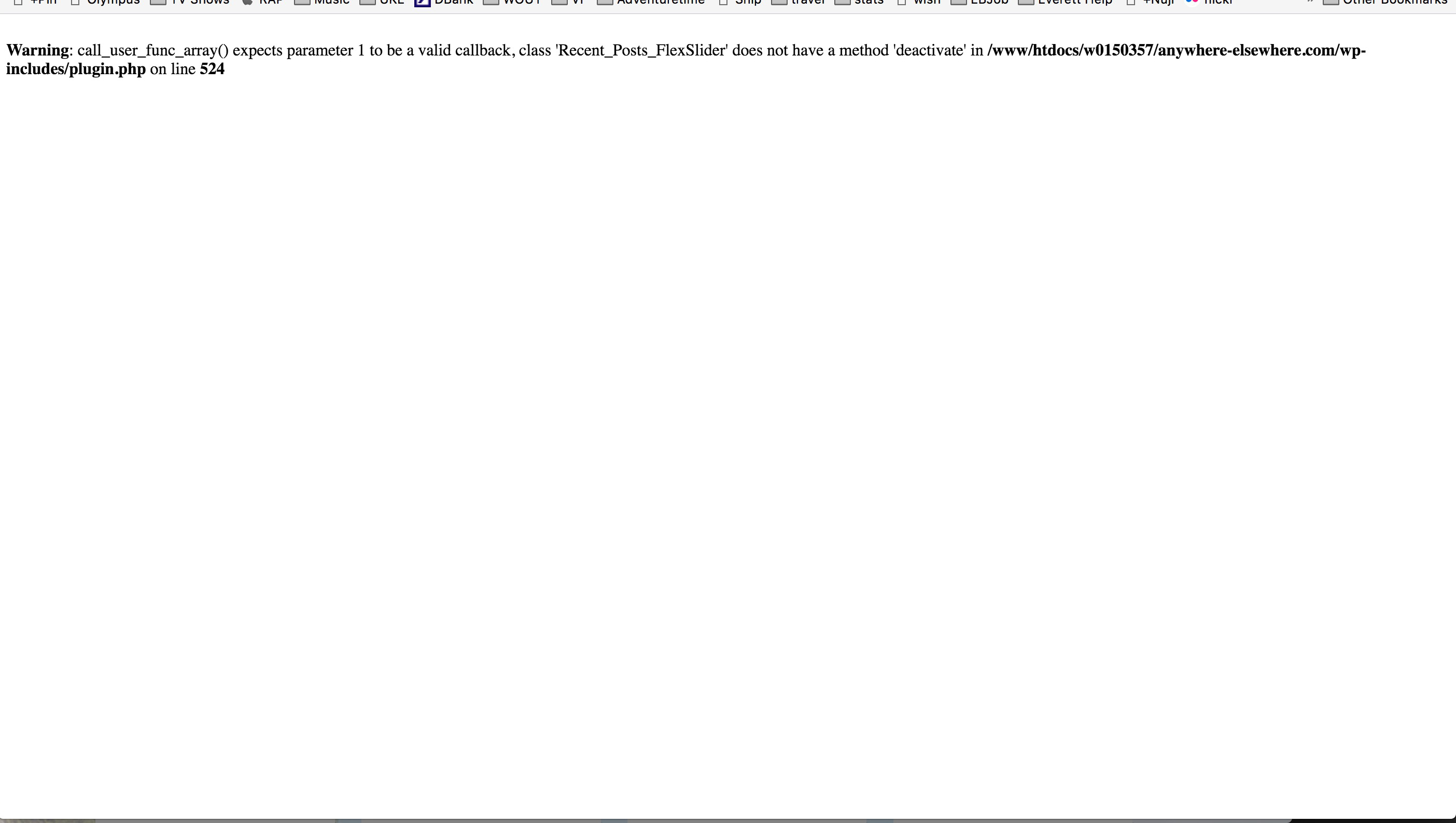 error php