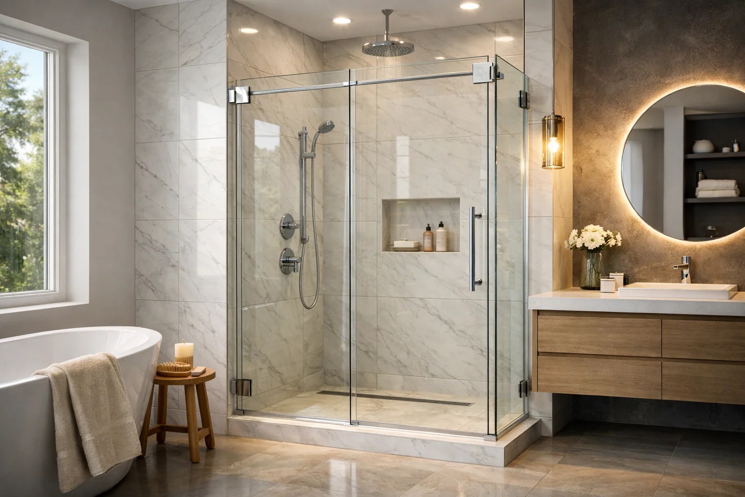 Shower Doors that Balance Luxury Looks with Direct-buy Pricing
