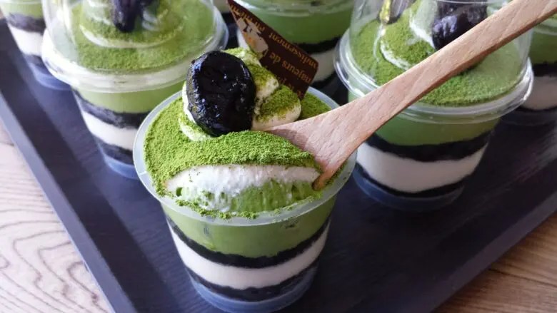 抹茶ティラミスレシピ クリームチーズ使用 ダイソーカップで作る方法
