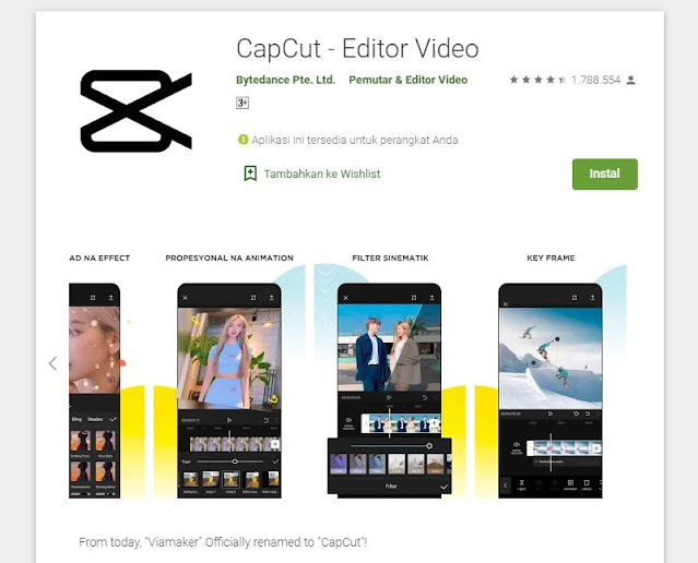 Tutorial Editing Video Praktis Menggunakan Aplikasi Capcut Editor! di Chromebook/Android