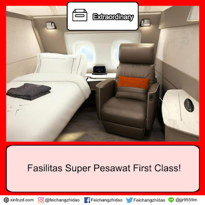 Naik Pesawat First Class? Dapat Apa Aja Sih?