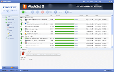 Mengenal Flash Get Aplikasi Subtitusi IDM