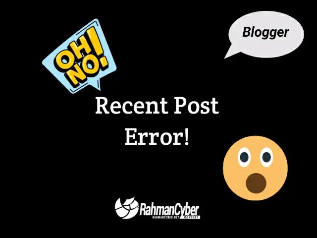 Mengatasi Recent Post Error tidak tampil semua akibat Kode Tabel dan Kode Script Lainnya