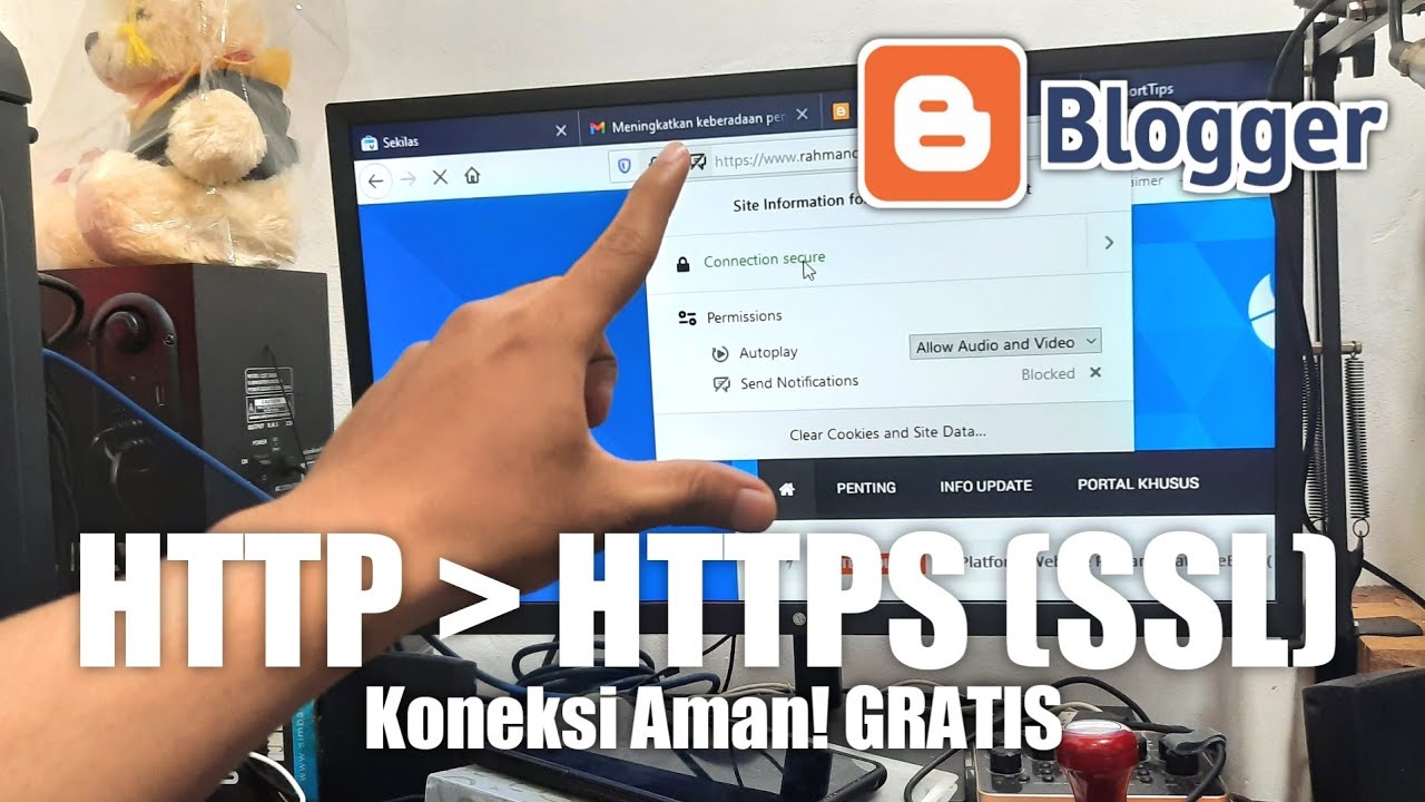 Cara Setting HTTP ke HTTPS Domain Custom Blogger