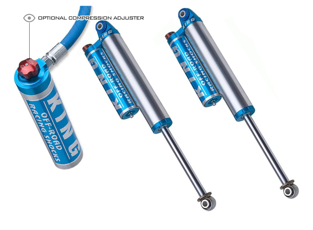 King 2 5 Smooth Body Shocks Remote Reservoir Nissan Titan 2004