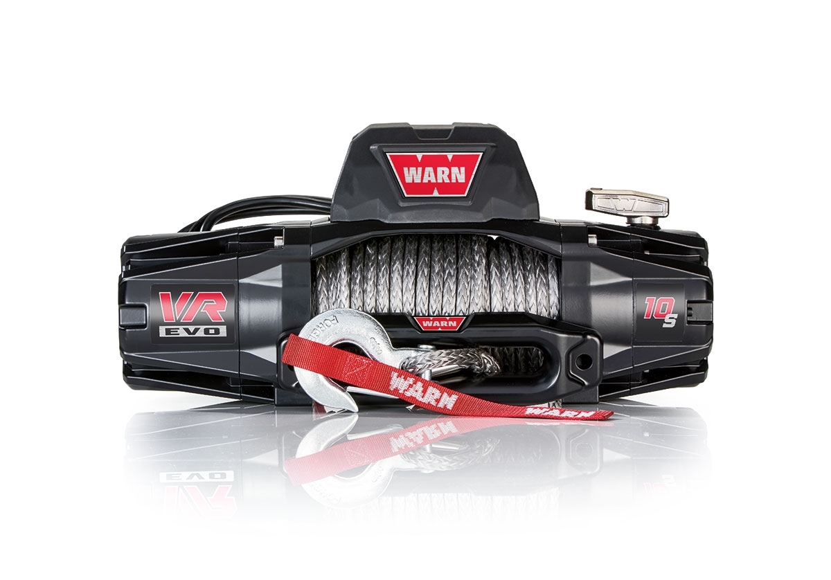 Warn VR EVO 10S 10,000 lb Winch Synthetic Line Apache Offroad