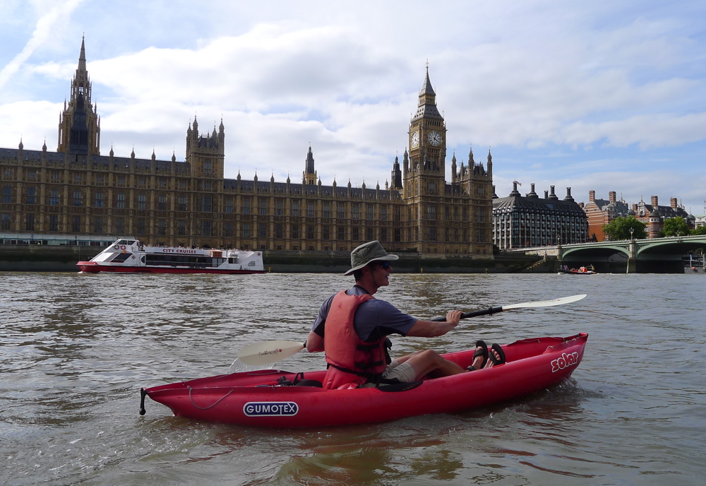 Kayaking through London Inflatable Kayaks & Packrafts
