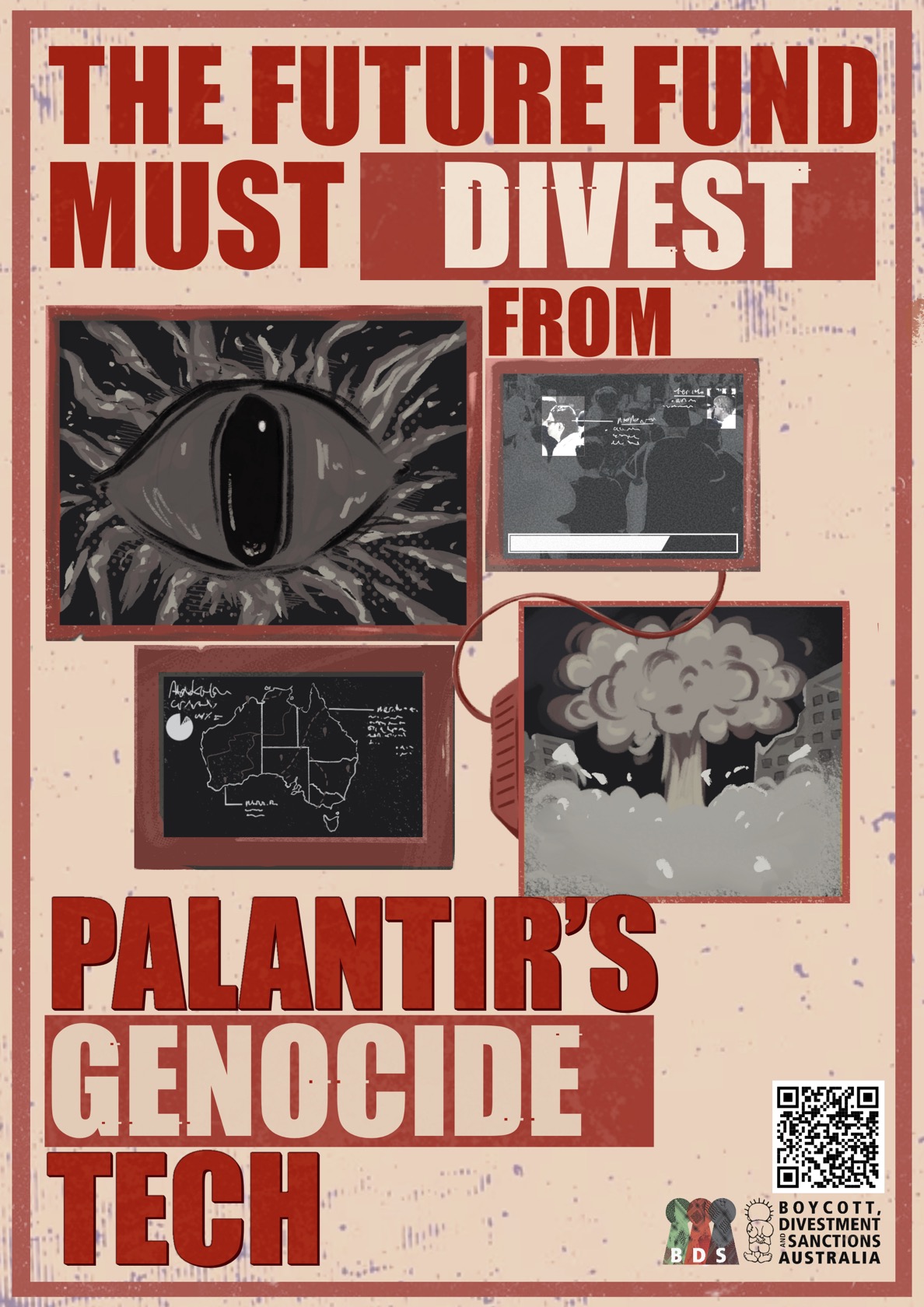 People vs Palantir: Global Week Of Action Poster (light)