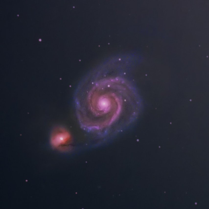 M51 – The Whirlpool Galaxy (& friend)