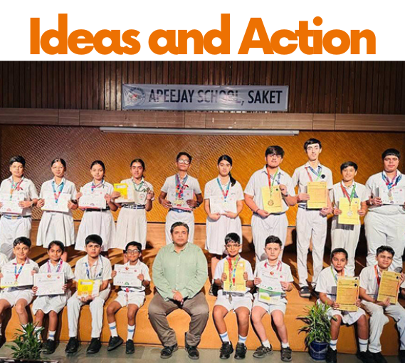 Young achievers honoured for Olympiad and Spell Bee success