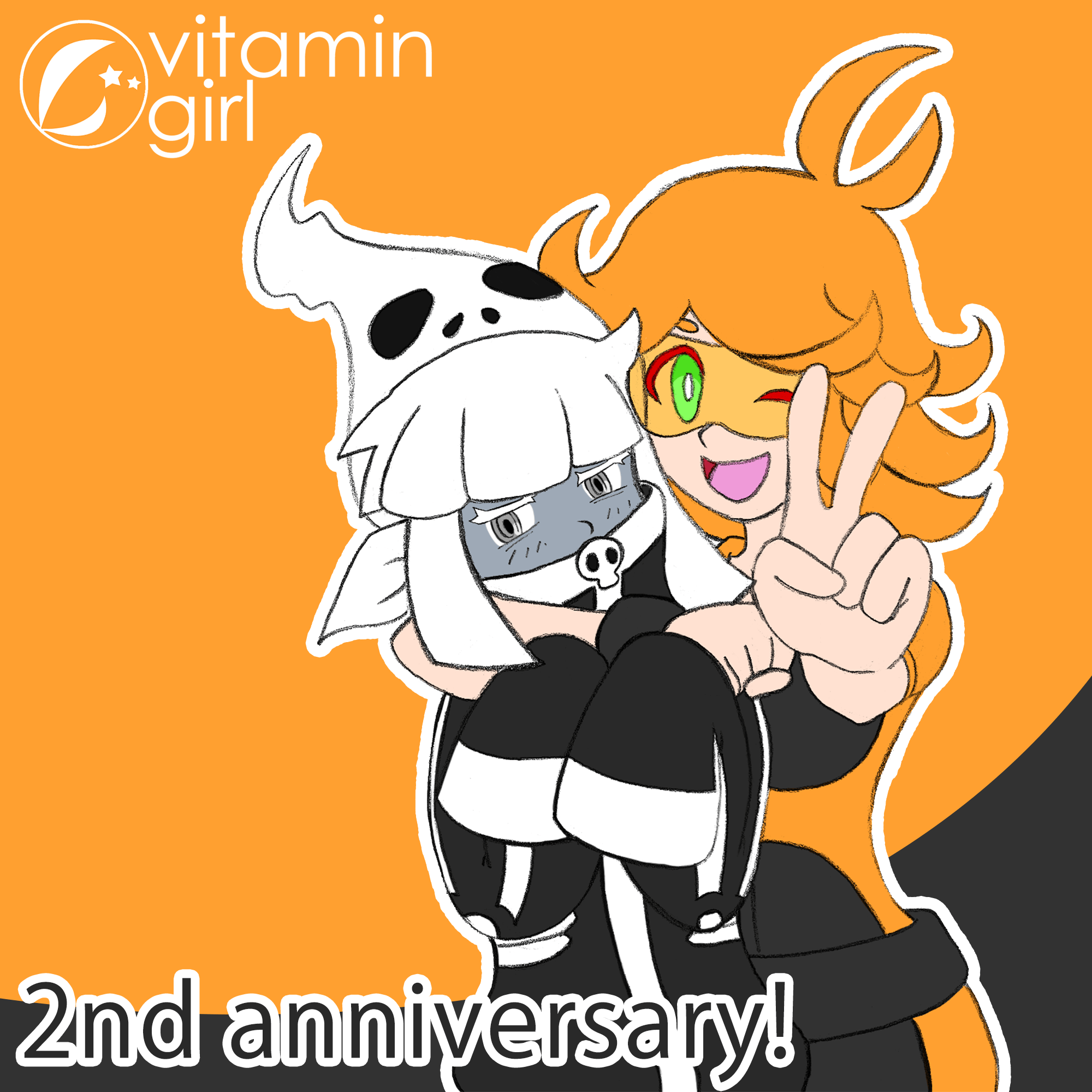 VG and Kokogirl - 2nd Anniv, Illust.