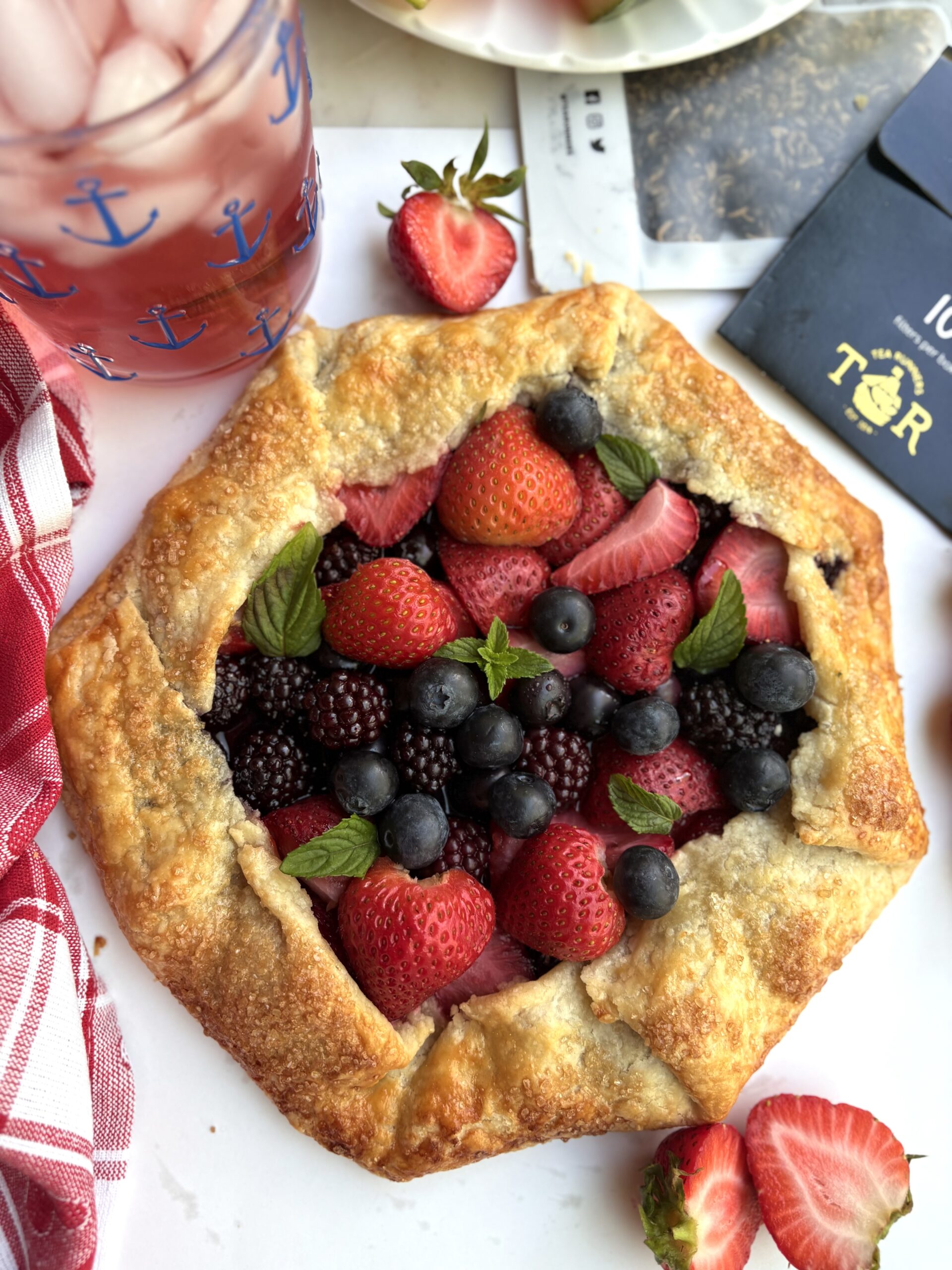 EASY BERRY FRUIT TART - A Perfect Feast