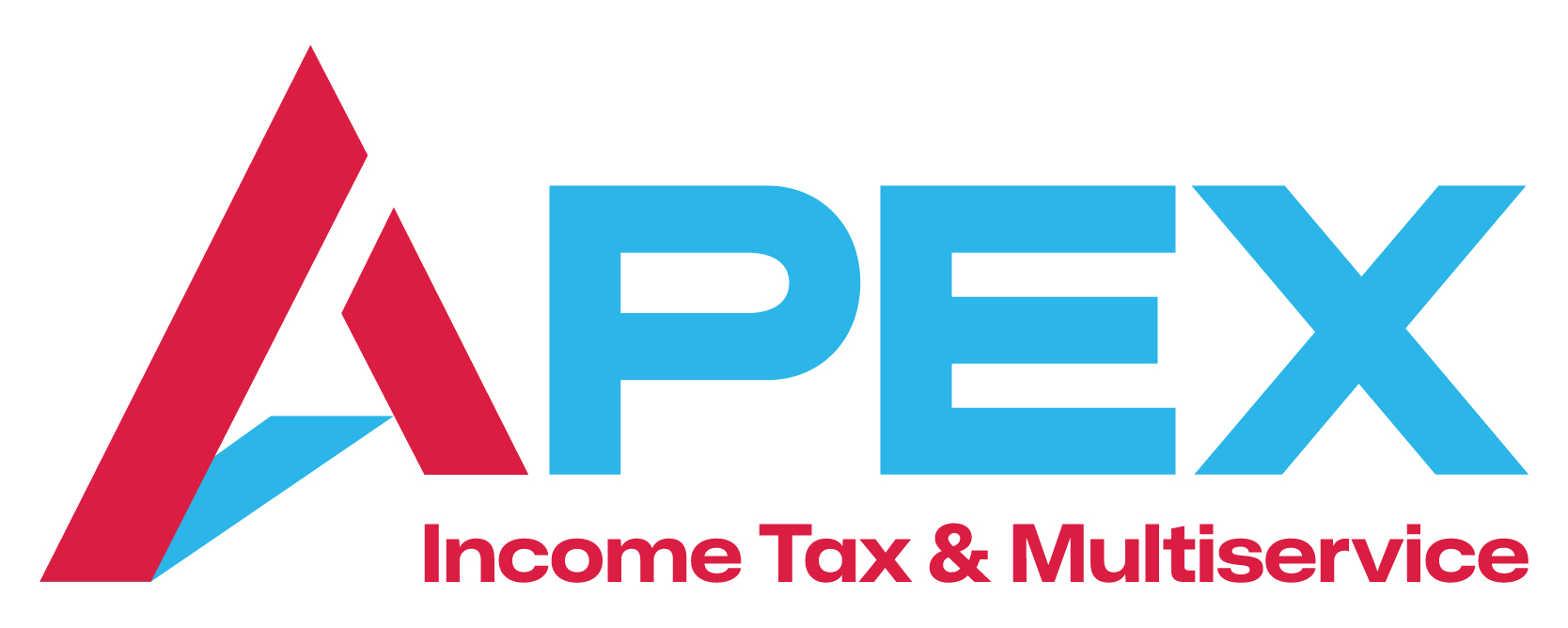 APEX Income Tax & Multiservice logo, color version