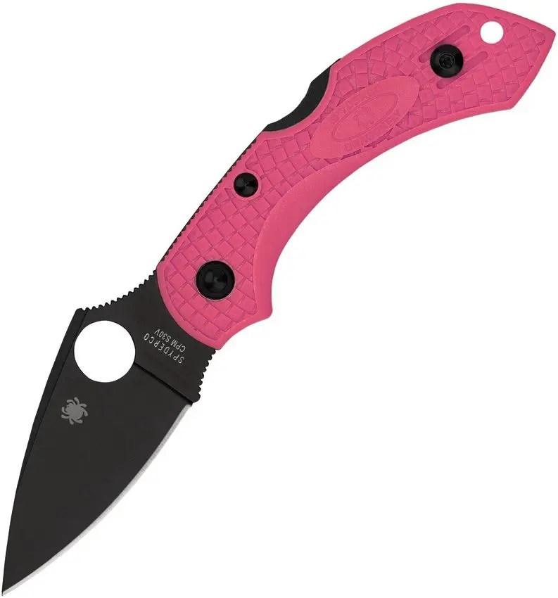 Spyderco Dragonfly 2 Lightweight - S30V Black Blade - Pink FRN Handle - C28FPPNS30VBK2 1 Spyderco Dragonfly 2 Lightweight - S30V Black Blade - Pink FRN Handle - C28FPPNS30VBK2