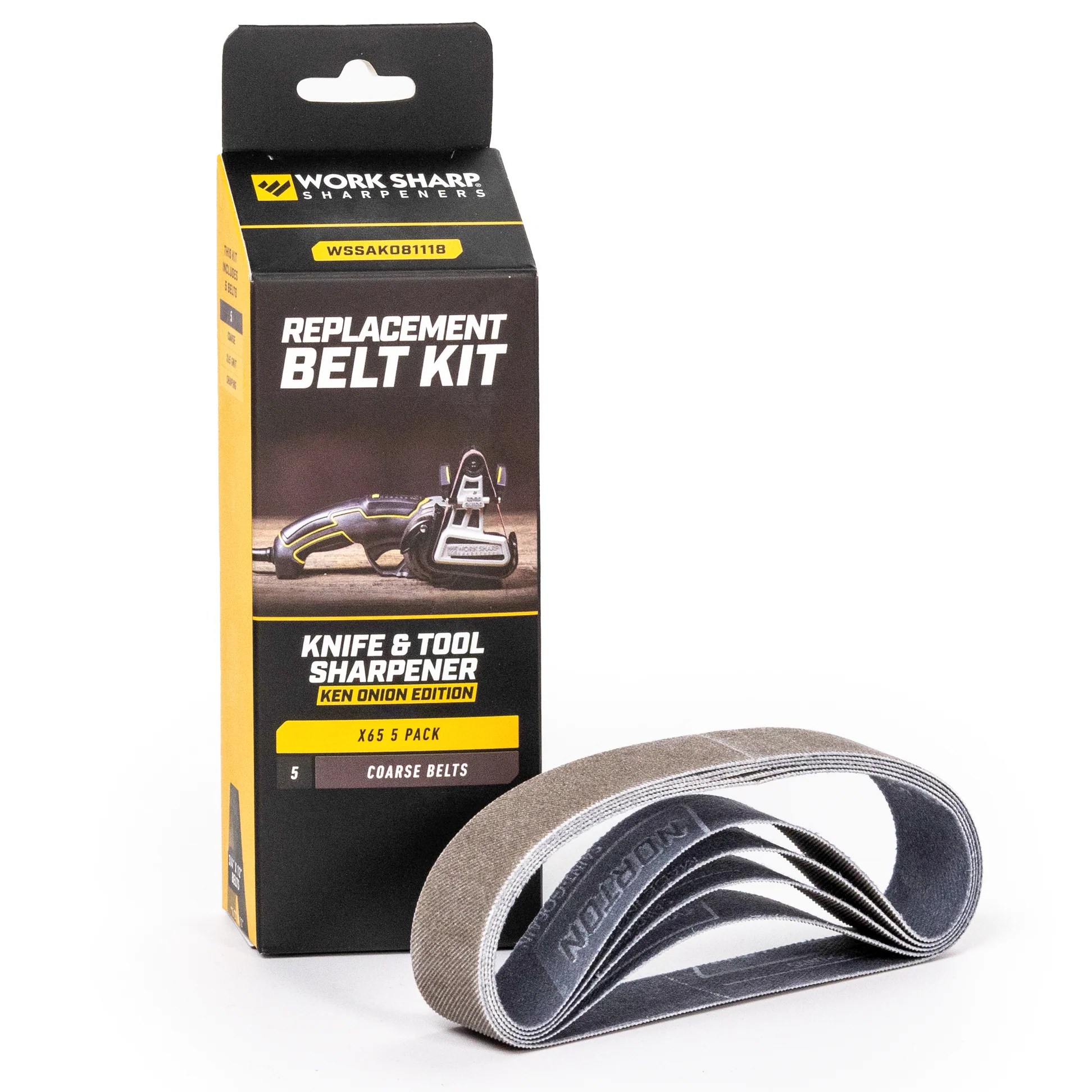 Work Sharp Ken Onion Sharpener Replacement Belts 220 Grit - WSSAKO81118