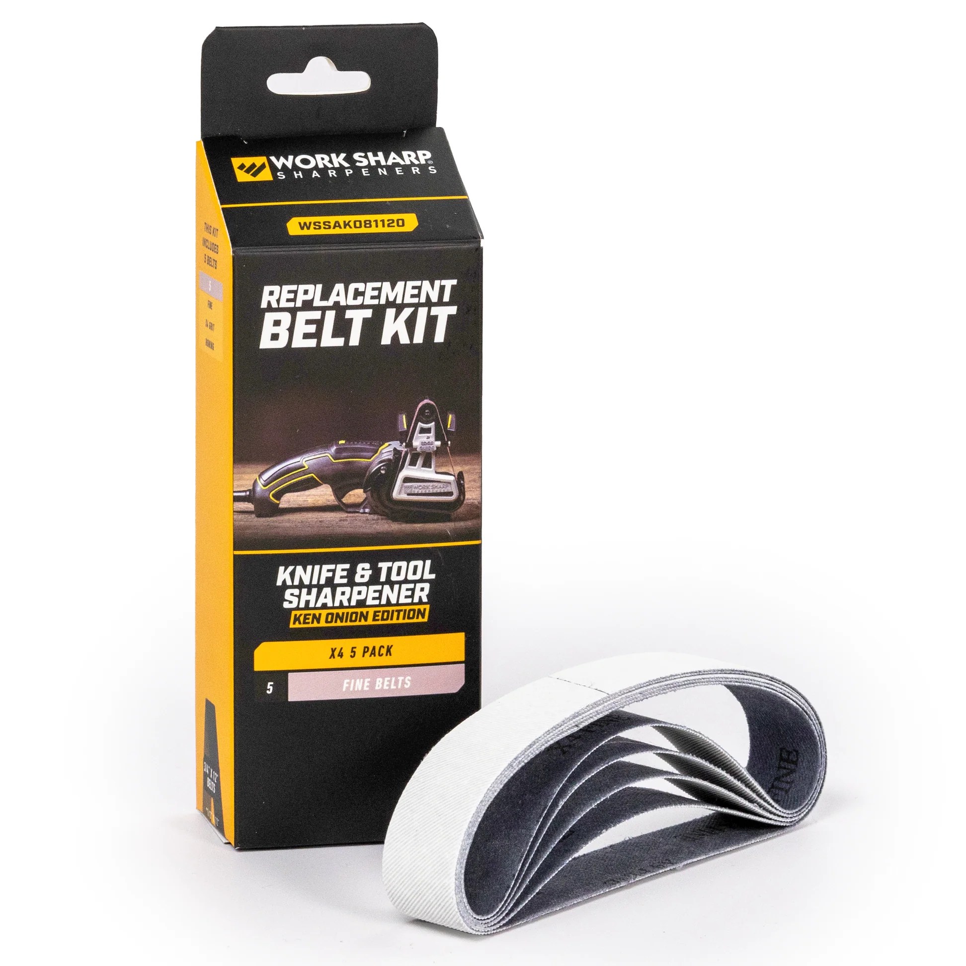 Work Sharp Ken Onion Sharpener Replacement Belts 3000 Grit - WSSAKO81120