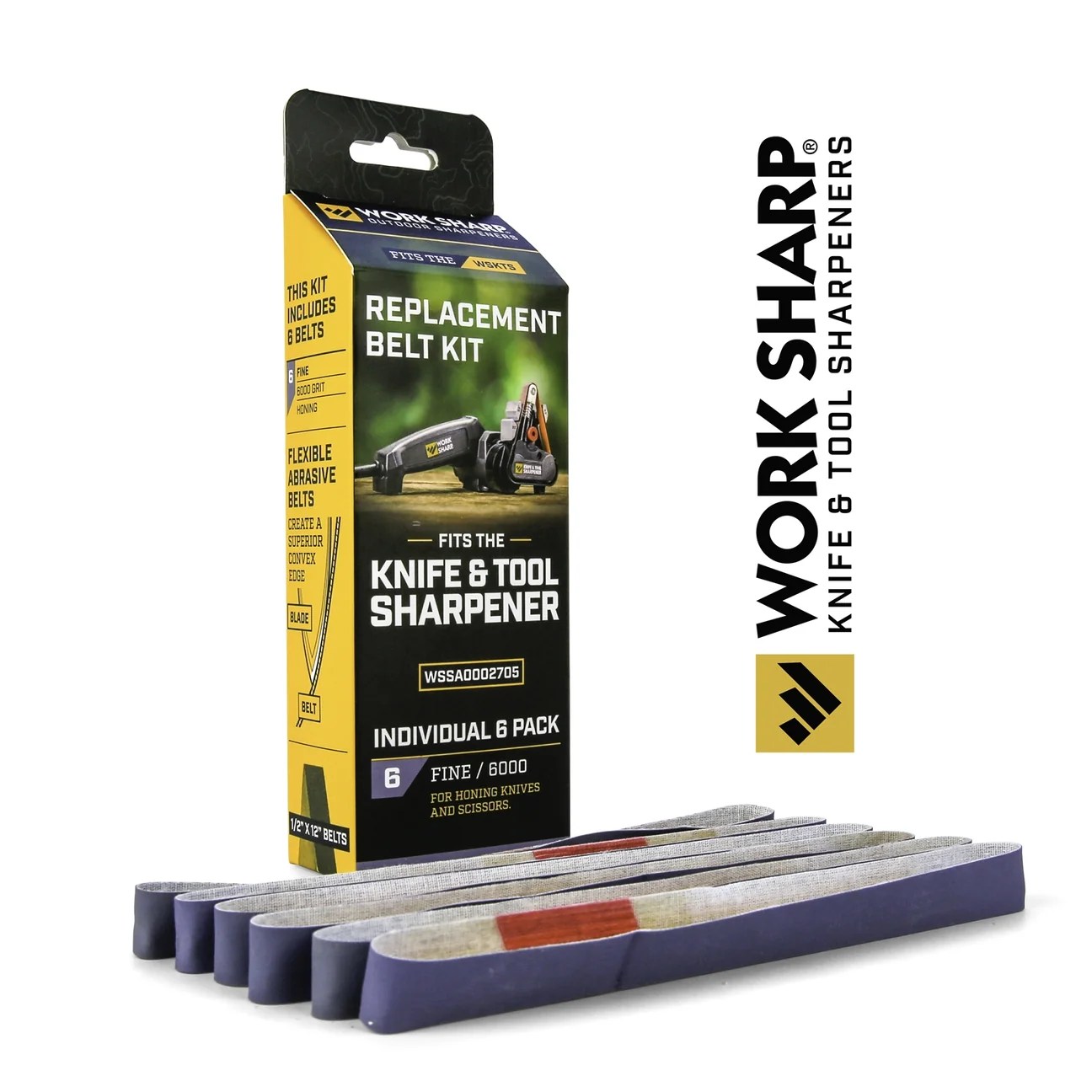 Work Sharp Ken Onion Sharpener Replacement Belts 6000 Grit - WSSA0002705