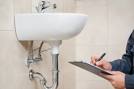 Visible plumbing inspection