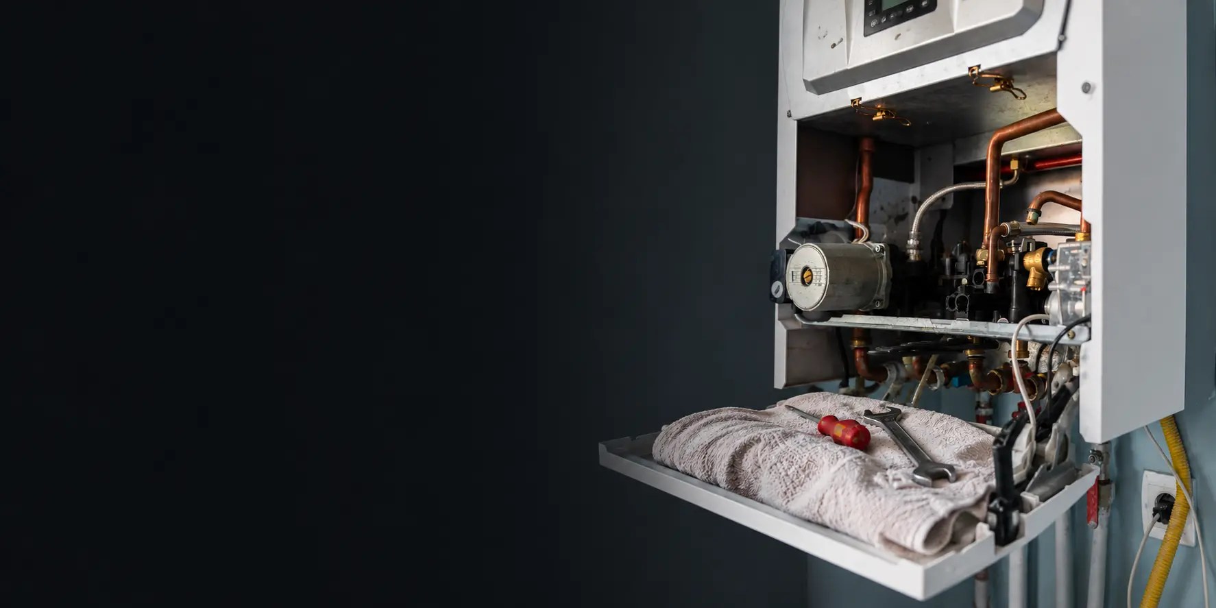 Gas boiler service banner