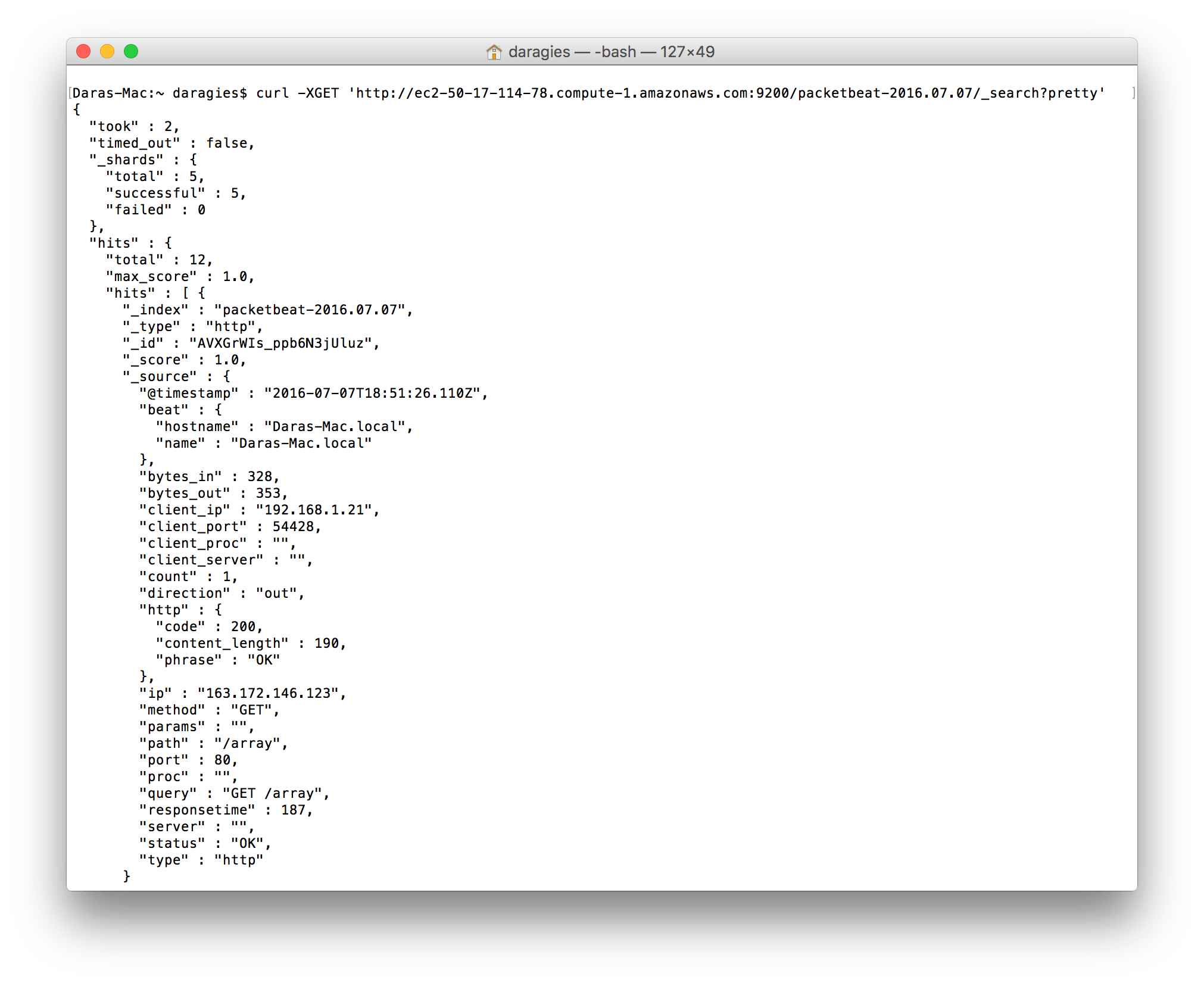 Using Beats With Amazon Aws Elastic Blog