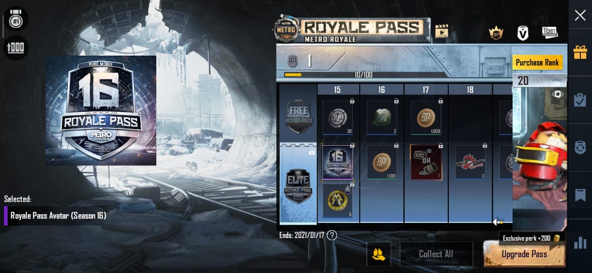 Baju atau jaket the vest of west putih . Daftar Lengkap Hadiah Royale Pass Season 16 Pubg Mobile Bertema Metro Royale Dunia Games